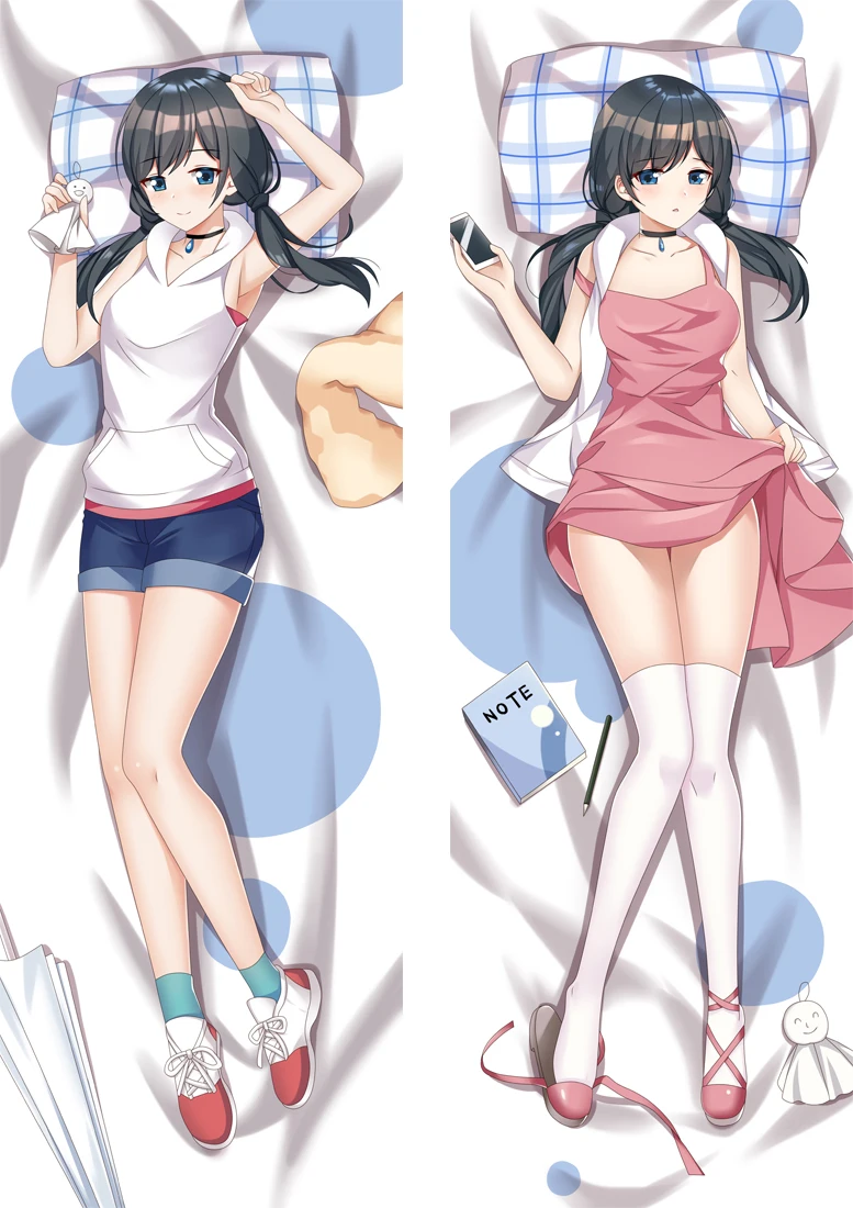 

Anime Tenki No Ko weathering with you Amano Hina Pillowcases Otaku Dakimakura body Hugging Pillow Case Cover Bedding Gift