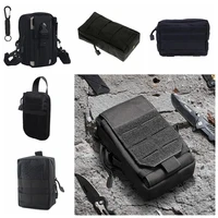 800d nylon tactical bag outdoor molle military waist fanny pack mobile vest pack purse mobile phone case hunting compact bag