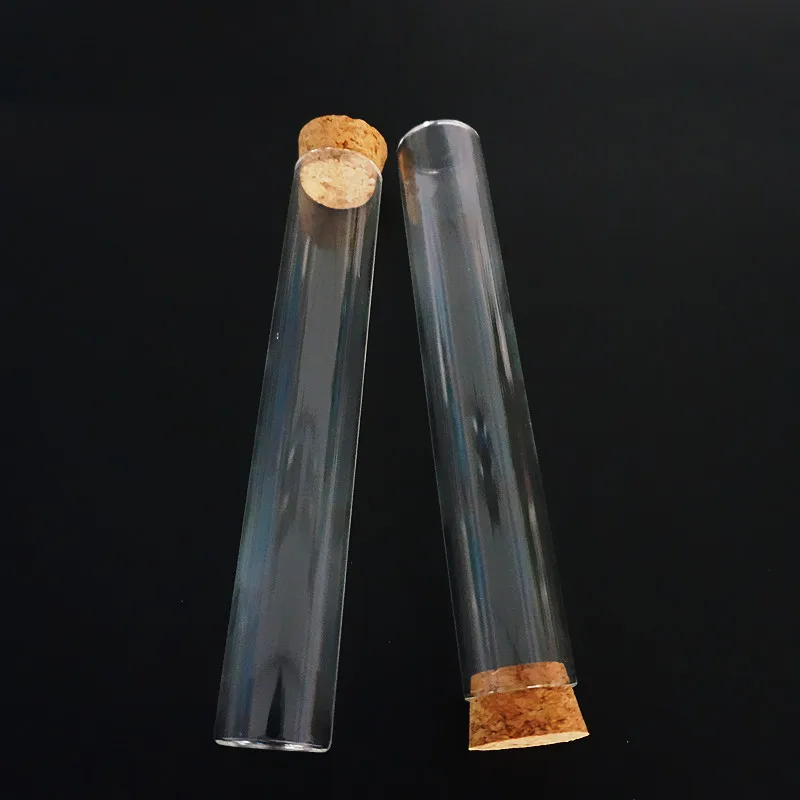 6 шт./лот 25x150 мм стеклянные плоские пробирки с пробкой для различных