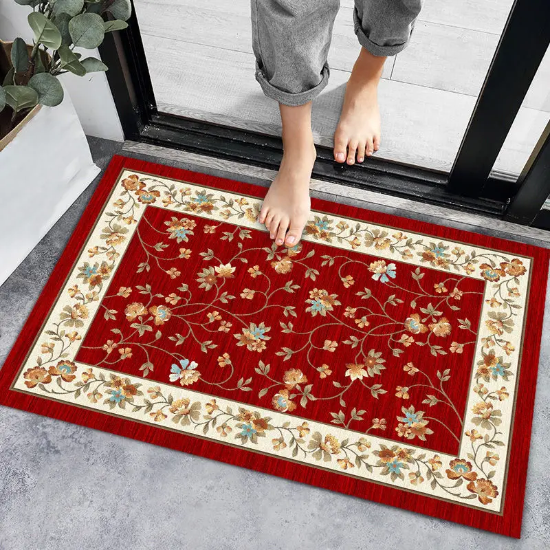 

Door Mat Entrance Foyer Doorway Mat Kitchen Bedroom Living Room Mat Household Water and Oil Absorption Anti-slip Rug