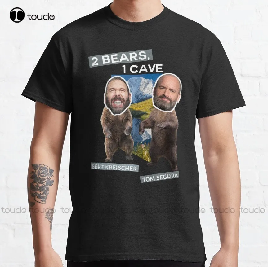 

Two Bears One Cave Classic T-Shirt Vintage Tees For Women Custom Aldult Teen Unisex Digital Printing Tee Shirt Xs-5Xl Cotton