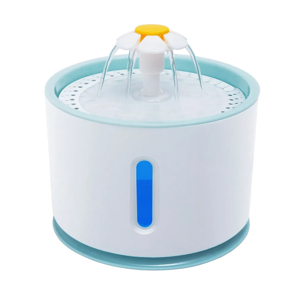 

2.4L Automatic Cat Water Fountain LED Electric Mute Water Feeder With USB Dog Pet Drinker Bowl Pet Drinking Dispenser For Pets