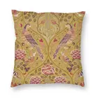 Винтажный чехол для подушки с цветочным рисунком Вильяма Морриса, 40x40 см, домашний декор, 3D печать, накидка на подушку, чехол для дивана с двумя сторонами