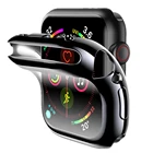 Чехол для Apple Watch band 44 мм40 мм, Защитная пленка для apple watch 6 5 4 3 42 мм38 мм, силиконовый бампер