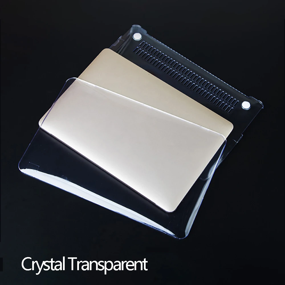 Crystal Джинсовый чехол для ноутбука MacBook Air 13 Pro retina 11 12 13,3 15 15,4 чехол с сенсорной панелью для Macbook New Pro 13 A2159 - Цвет: Crystal