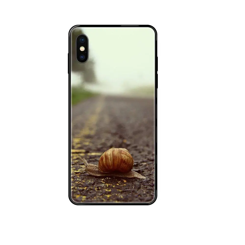 Черный мягкий крутой лучший чехол для Xiaomi Mi Note A1 A2 A3 5 5s 6 8 9 10 SE Lite Pro Ultra Animal Baby Snails |