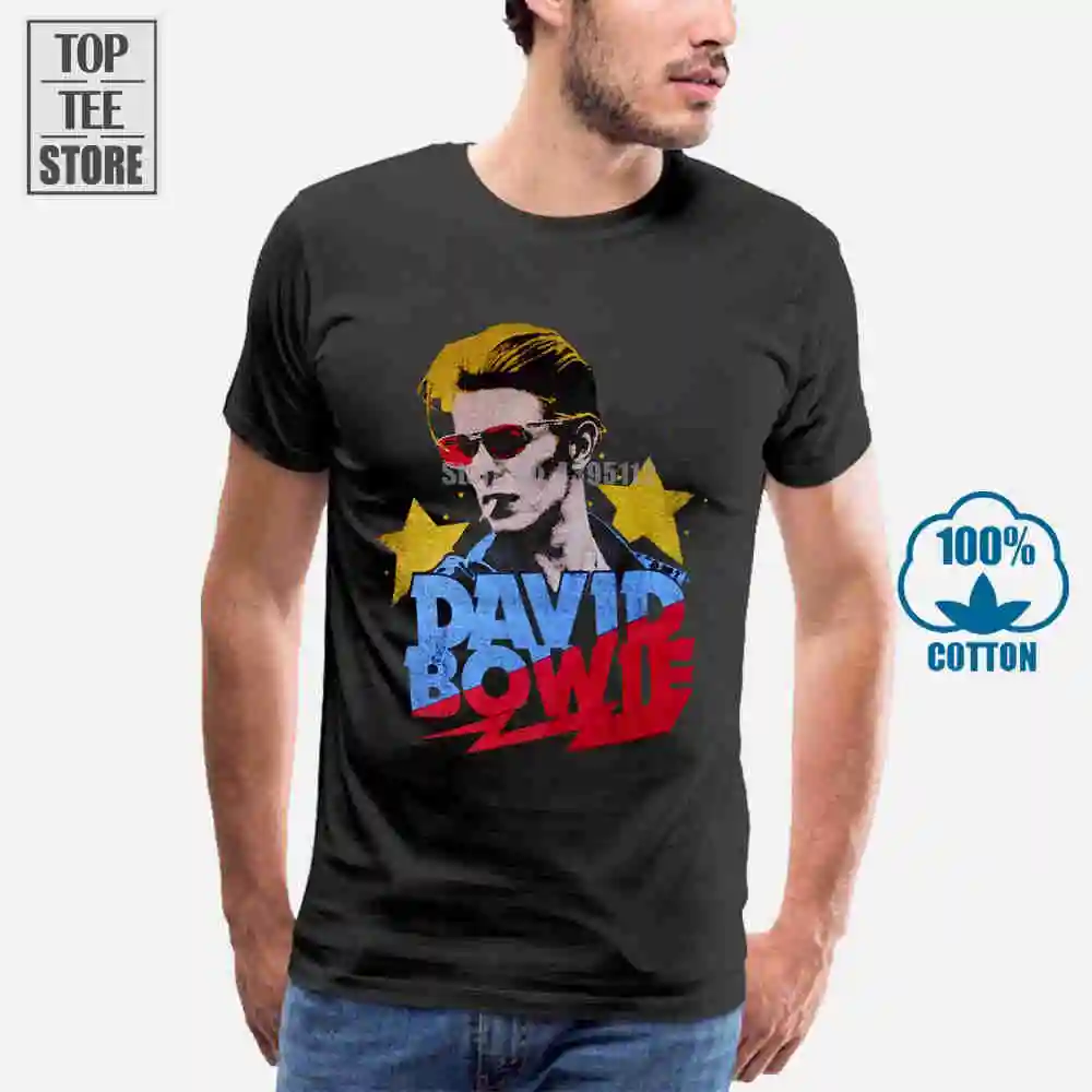 David Bowie Starman футболка S M L Xl 2Xl брендовая новая официальная футболка|brand t shirt|t shirtt shirt