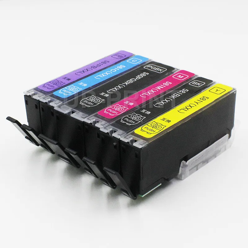 UP 6PCS Ink Cartridges For PGI580 CLI581 PGI-580 CLI-581 Compatible Canon Pixma TR7550 TR8550 TS6150 TS8150 TS9150 TS9155 | Компьютеры и