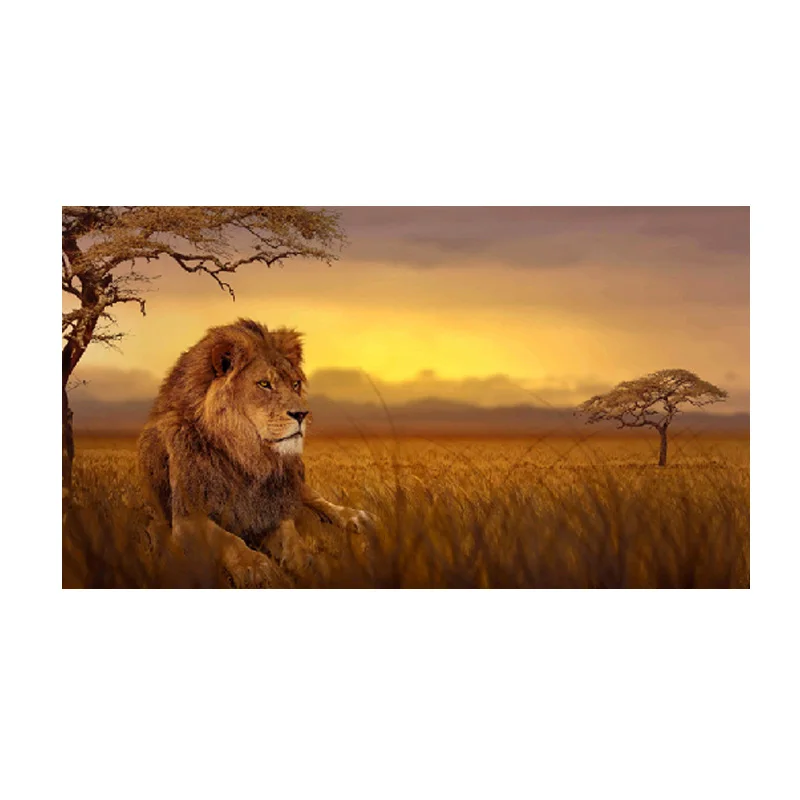 

Картина на холсте RELIABLI ART Современный закат лев