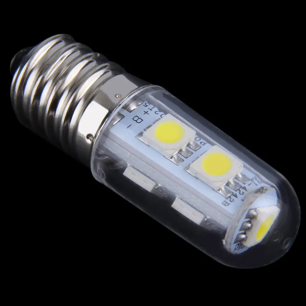 

1x Mini E14 1W 7 LED 5050 SMD Nature/Warm White Refrigerator Light Bulb Lamp, 110V/220V 2018 New Arrival
