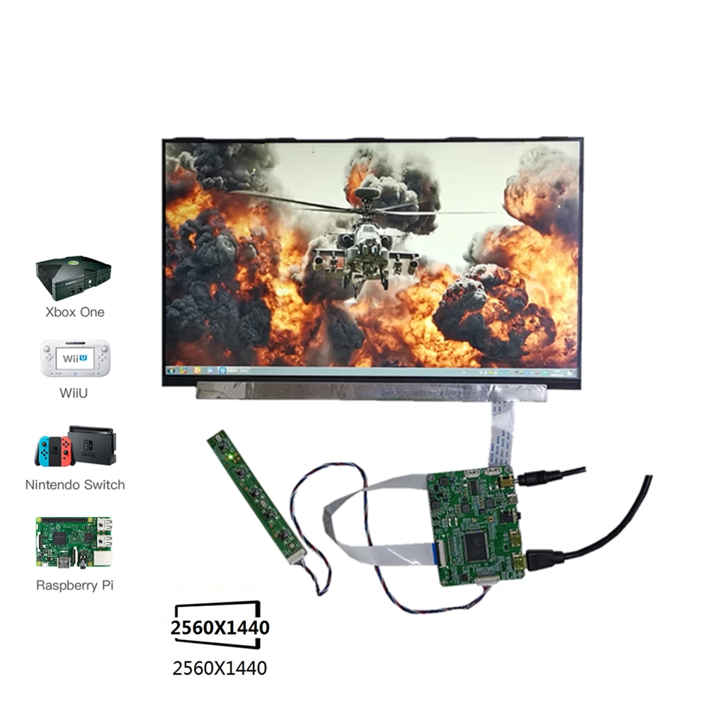 13 3 емкостный дисплей модуль 2560X1440 для Linux/android /win7 8 10 Raspberry Pi3 plug and play ЖК экран