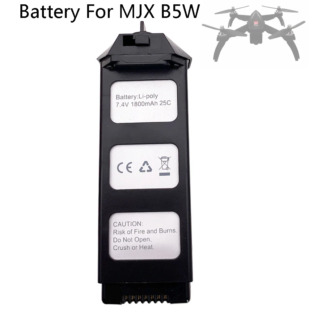 Оригинальная батарея для MJX R/C Bugs 5W B5W RC вертолет 7 4 V 1800mAH 25C 2S LiPo Квадрокоптер Дрон