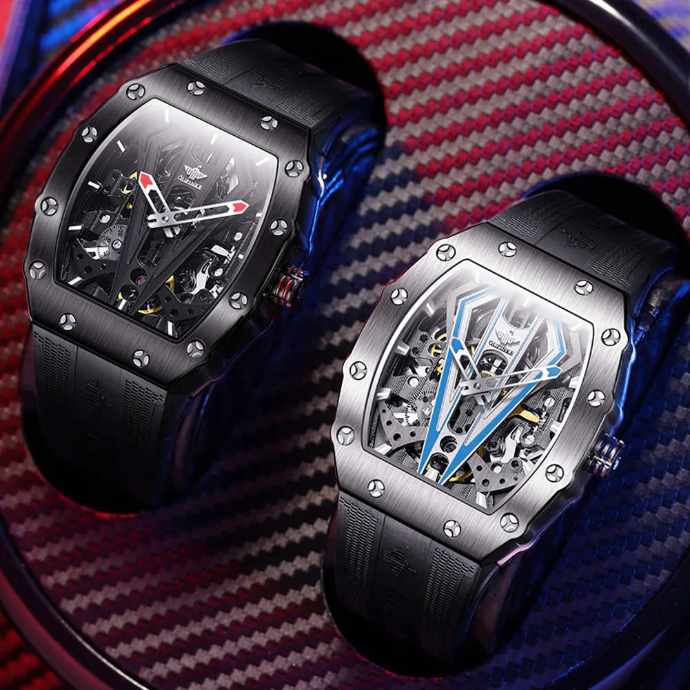 Часы OUPINKE Мужские механические брендовые Роскошные автоматические