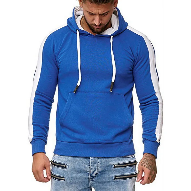 HEFLASHOR 2019 мужские осенние толстовки повседневные полосатые свитшоты уличные топы