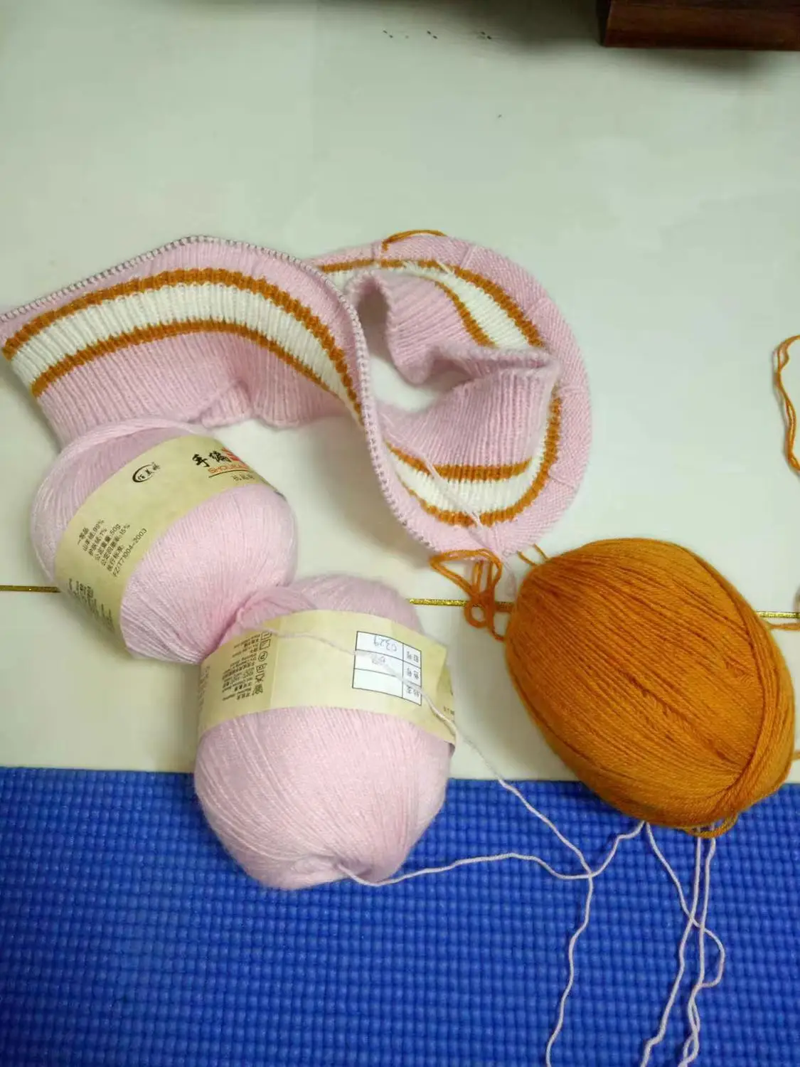 

50g+20g Best Quality Long Plush Mink Cashmere Hand Knitting Yarn Fine Thread For Weaving Sweater Scarf Hat Fancy Yarn For Woman