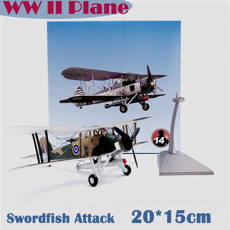 1/72 WW2 самолет фашистская Германия BF-109 истребитель литья под давлением пластиковая модель Коллекция военных энтузиастов подарок на день рождения для мальчика - Цвет: Swordfish Attack