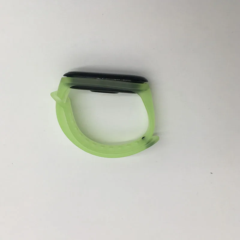 M3 M4 smartband ремешок замена Смарт-часы Прозрачный Цветной силиконовый ремень для xiaomi mi band 3 4 ремешок для xio mi