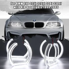 Светодиодные фары ангельские глазки DTM для BMW E46 325i 325xi 330i 330xi с HID головным светильник онарем s 1999-2005 DRL Halo M4
