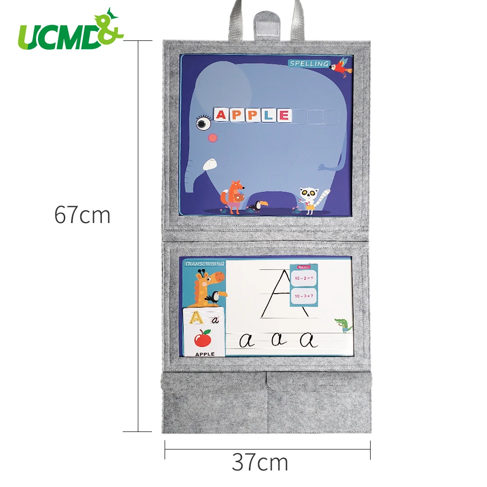 Обучающая игра-головоломка Монтессори с английским словом и алфавитом