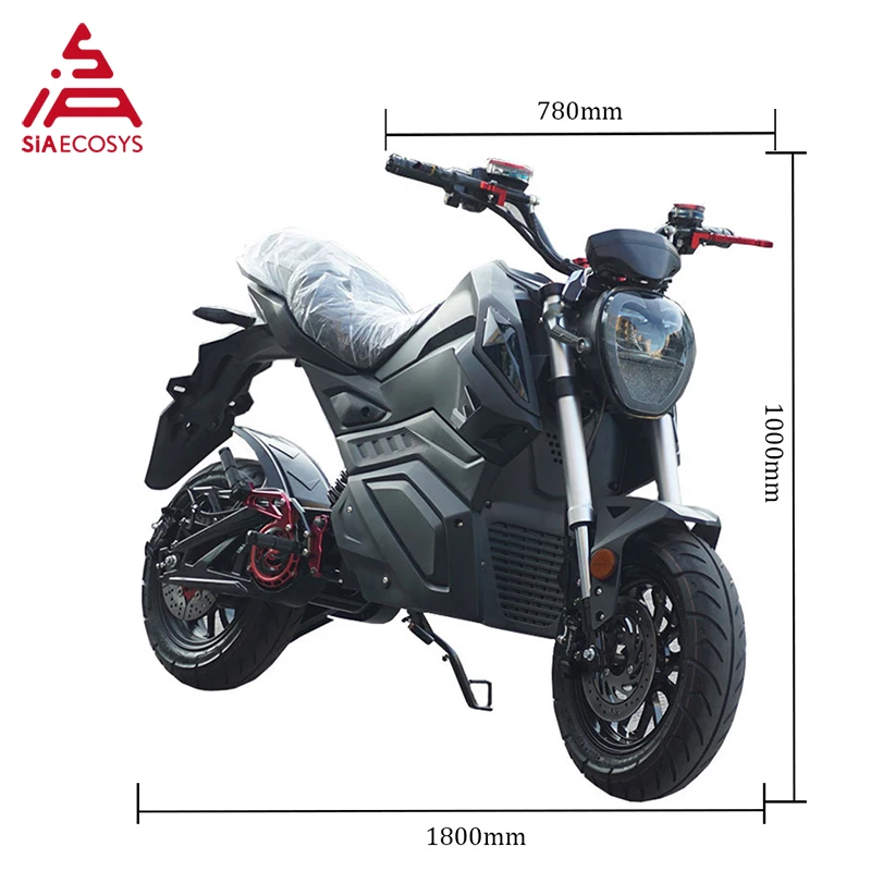 QS двигатель 72V 100kph высокая мощность фотоэлектрический мотоцикл для взрослых с CAN