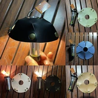 retro lampshade outdoor led spotlight protection cover pu camping m4 lamp cover