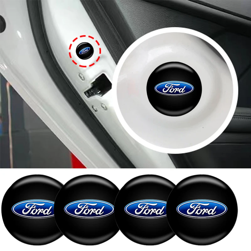 

Car Door Shock Stickers Absorber For Ford Focus 2 3 4 FIESTA Ranger Mondeo Exolorer Kuga Badge Emblem Auto Styling Accessories