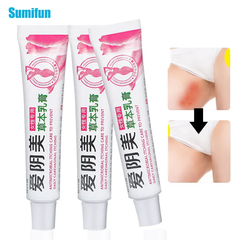 

15g/pc Women Inflammation Treatment Ointment For Private Itching Herbal Pruritus Dermatitis Fungal Vaginal Cream Remove Odor