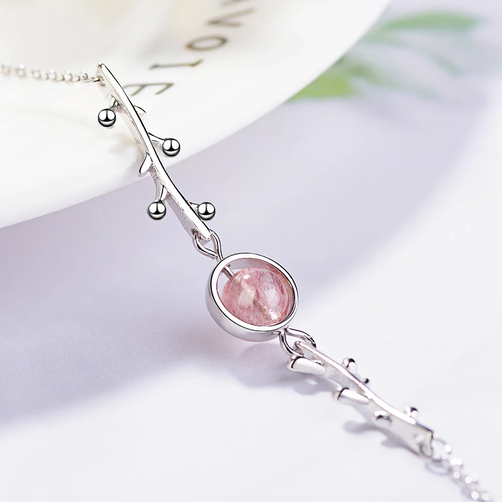 MEETSOFT серебряный цвет аксессуары трендовый браслет с изображением клубники для