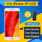 ЖК-экран для iPhone 7 Plus, 10 шт., ЖК-дисплей, дигитайзер, сенсорный экран, белый, черный