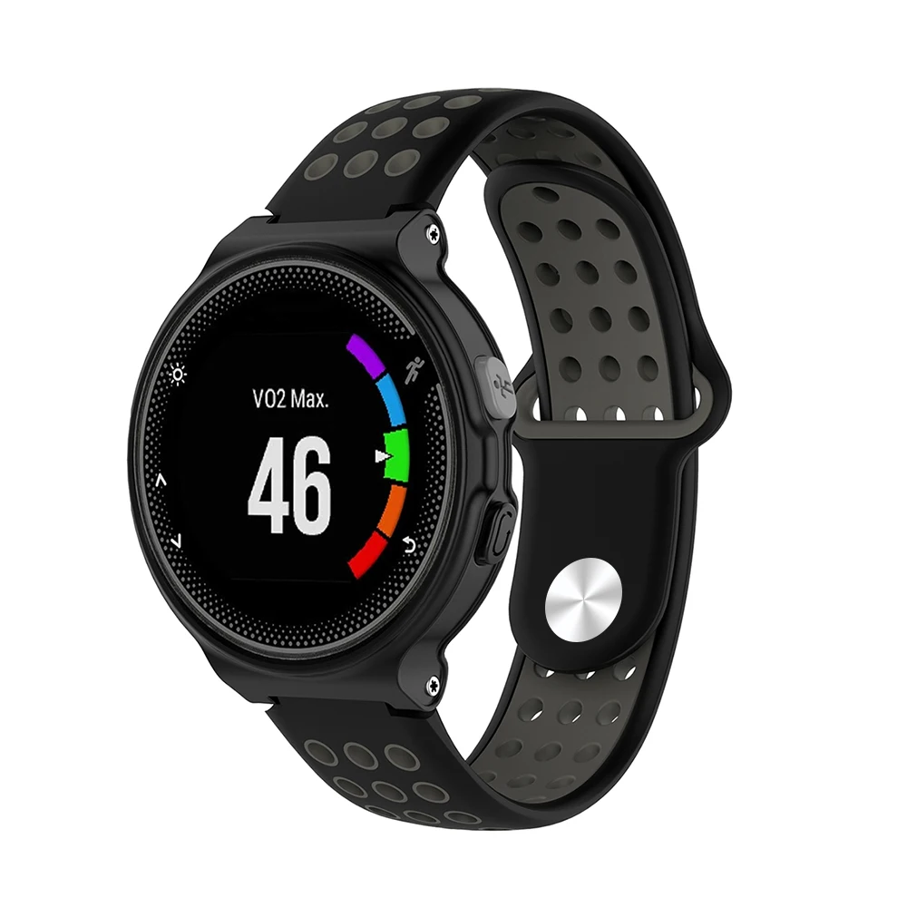 Силиконовый ремешок для Garmin Forerunner 220 S5 S20 умный Браслет часов мягкий стильный
