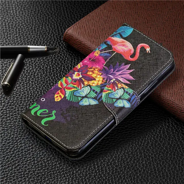 Coque fundas для Xiao mi redmi 7 чехол кожаный бумажник с цветочным узором pouzdro на xio mi xiao mi redmi 7 флип чехол для телефона с рисунком панды