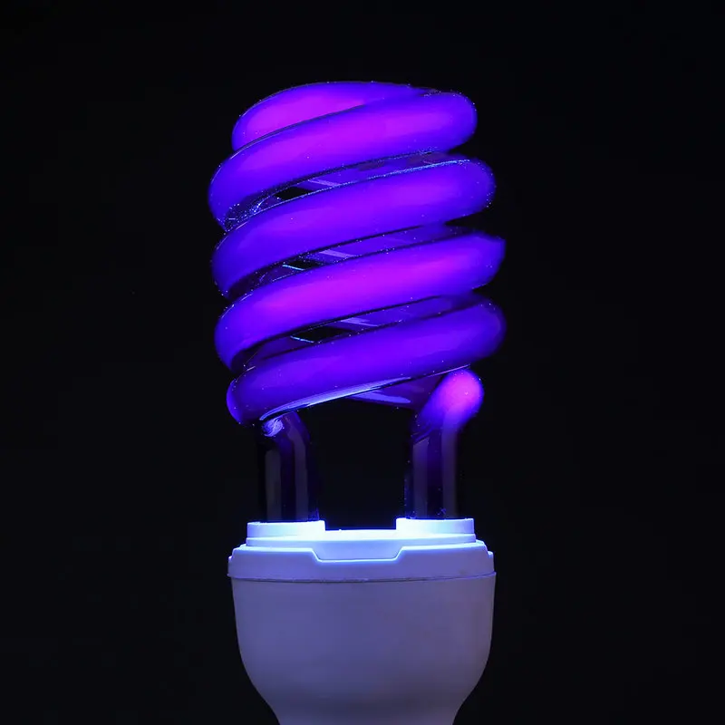 E27 Blacklight лампочка лампа 20/40 Вт УФ ультрафиолетовые люминесцентные 220В фиолетовый