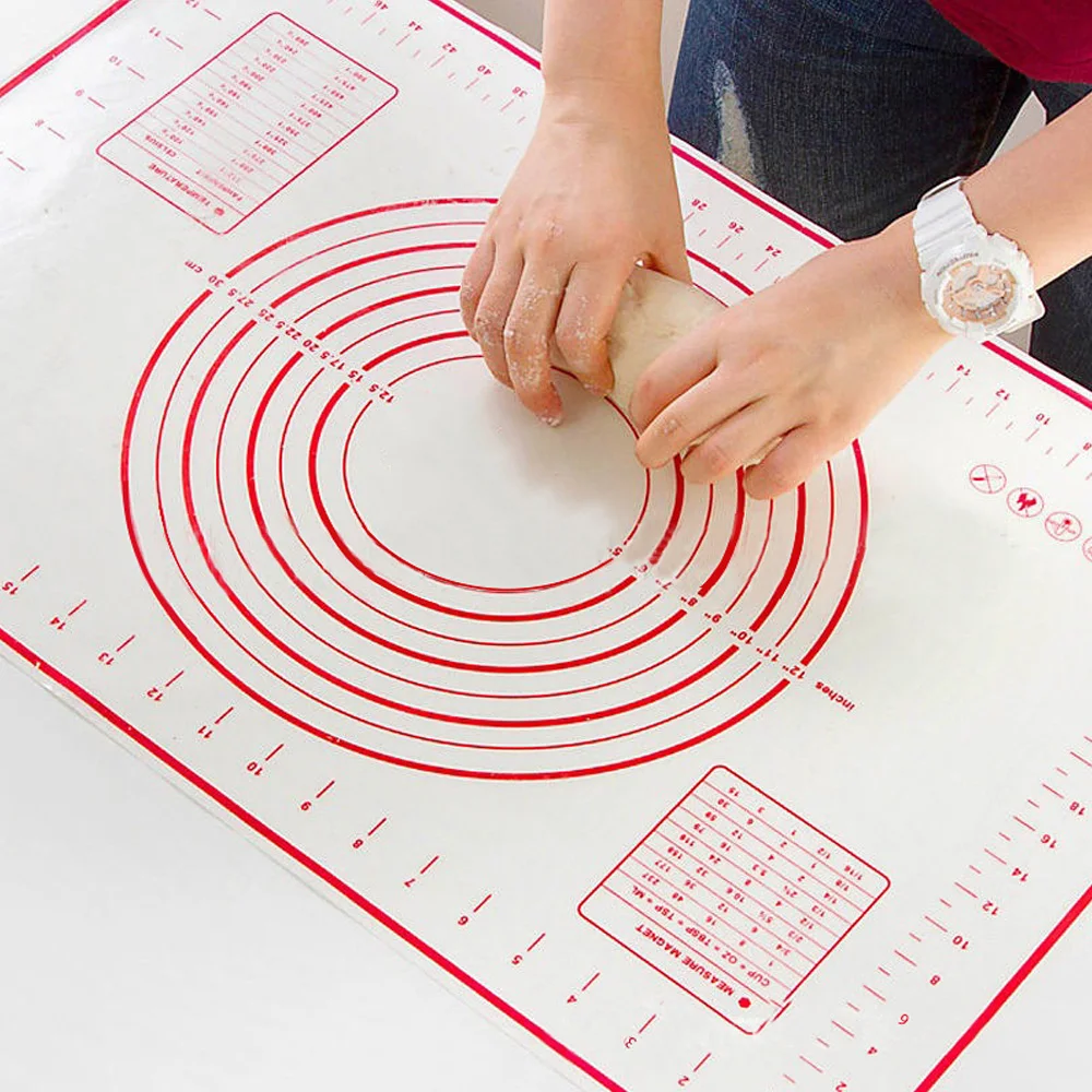 Многоразовый силиконовый коврик для выпечки игрушка Эко раскатки теста детская