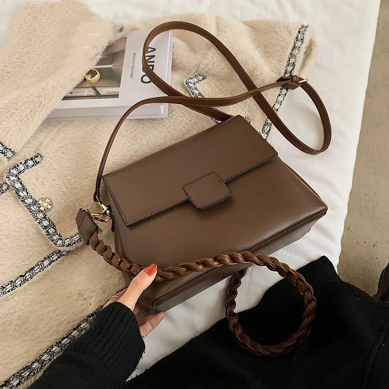 

Hand Woven Shoulder Strap Bag for Women 2021 New Fashion and Versatile Single Shoulder Underarm Bag for Women