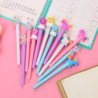 36 pcslot creative unicorn bear dinosaur light gel pen cute 0 5mm neutral pens school office writing supplies promotional gift