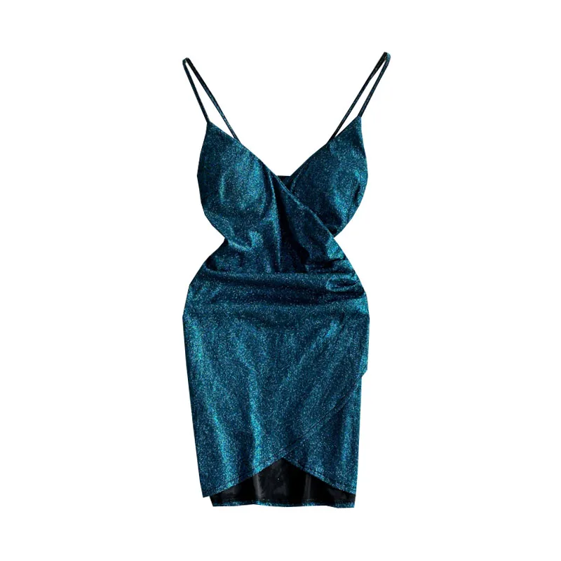

clothing fashion versatile celebrity suspender temperament bag hip short tight low cut pleated short dress