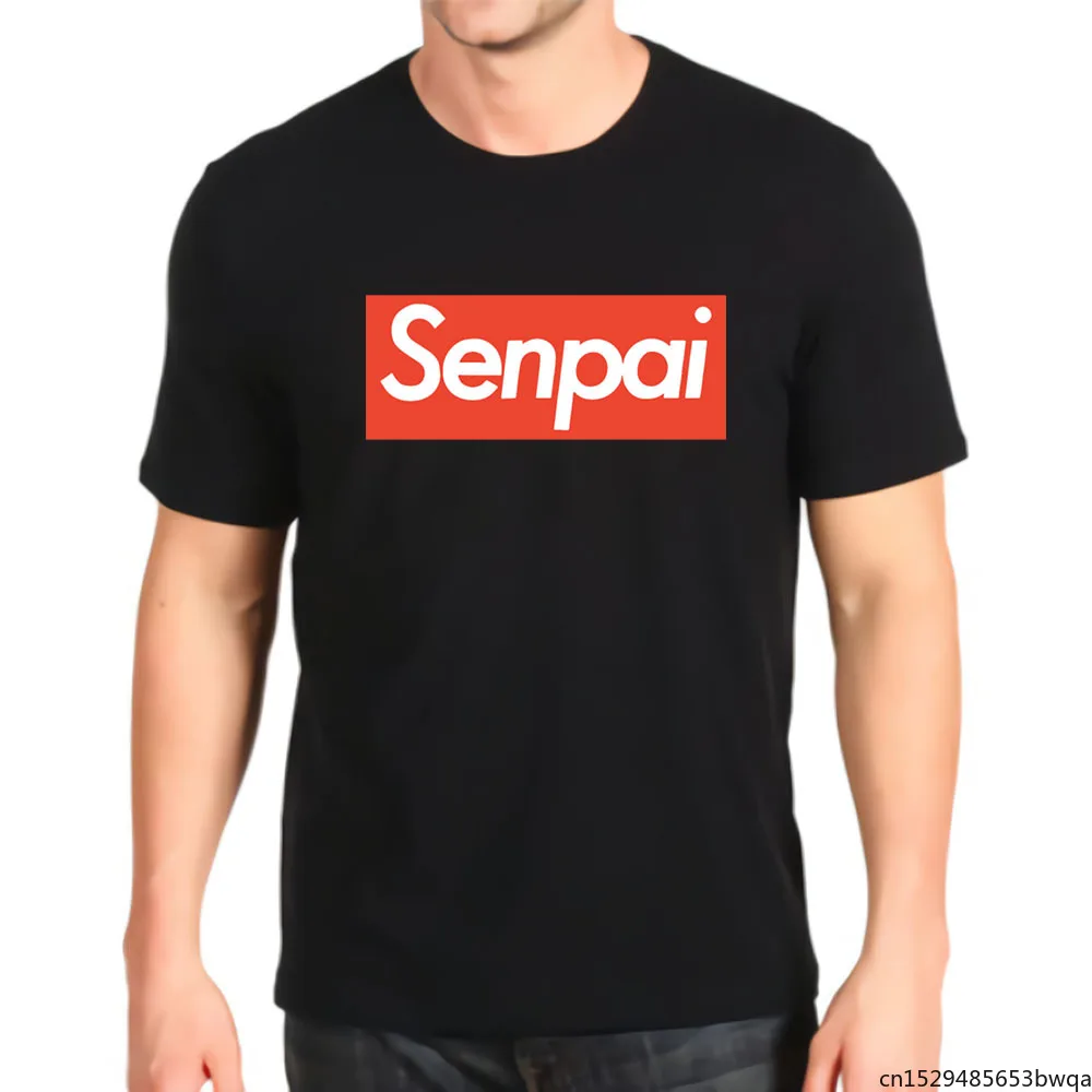 

Kawaii Senpai Notice Me Japanese Daughter Anime Shirt Graphic Retro Print Fashion New Top Men's T-shirt