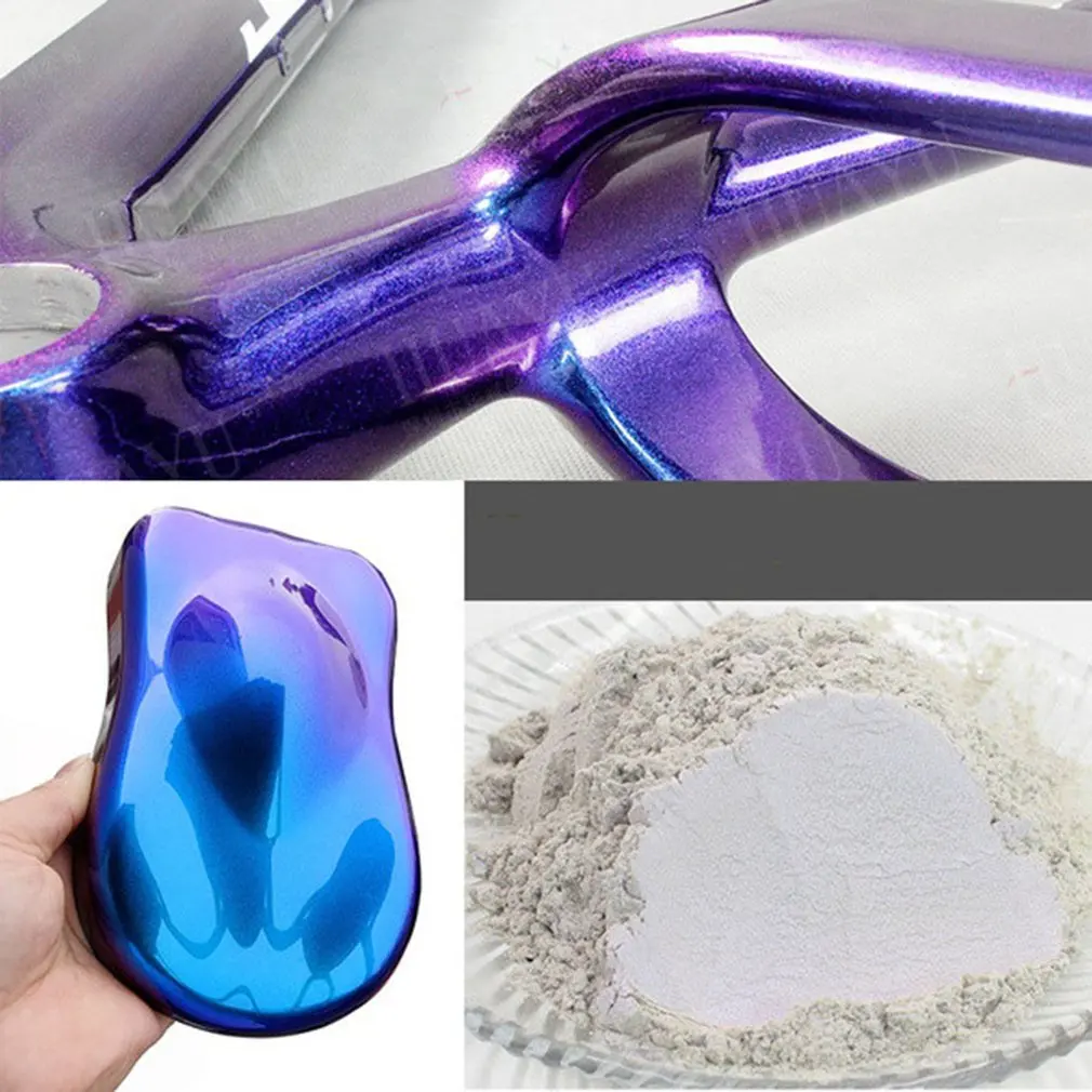 

10g Chameleon Pigments Acrylic Paint Powder Coating Dye for Car Automotive Painting Decoration Arts Craft Nail Painting Supplies