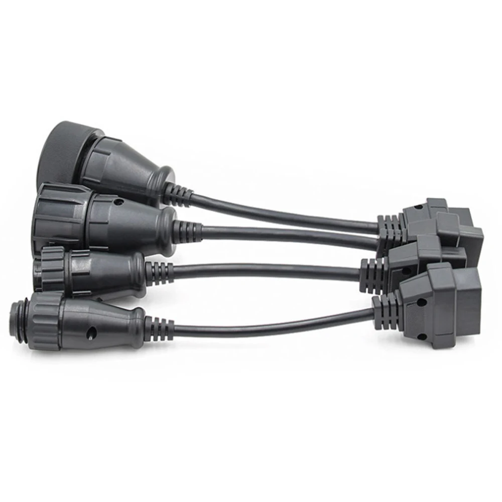 Полный комплект 8 кабелей для грузовиков OBD2 Диагностический Инструмент OBD OBDII 2