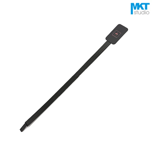 

100Pcs Squared Black ON/OFF 1*1 Membrane PVC Matrix Keypad Panel Switch For MCU Interface| L=70mm, 100mm, 200mm, 350mm