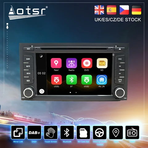 Для Seat Ibiza Seat Leon 2013 2014 2015 2016 автомобильный CD DVD gps-навигация, радио, стерео Авто Видео мультимедийный плеер головное устройство 2DIN