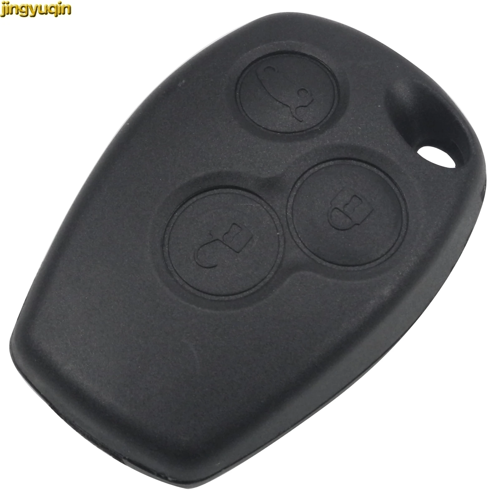 Jingyuqin 3 Buttons Remote Key Shell Case for Renault Duster Logan Sandero Clio Fluence Vivaro Master Traffic No Blade Styling|case for|case casecase