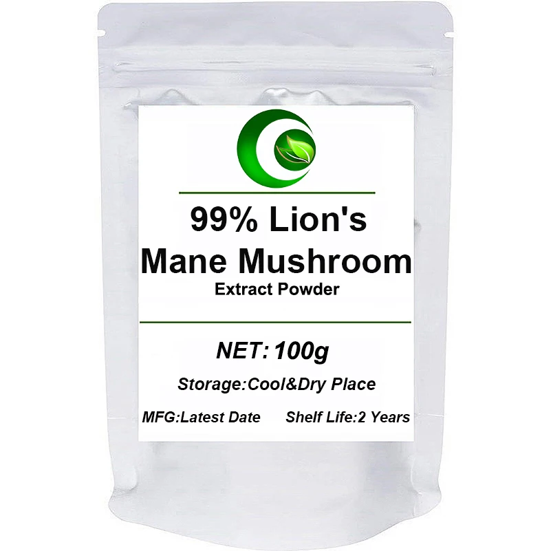 

Lion's Mane Mushroom Dual Extract Polysaccharides Powder Organic Pure Lion's Mane Extract
