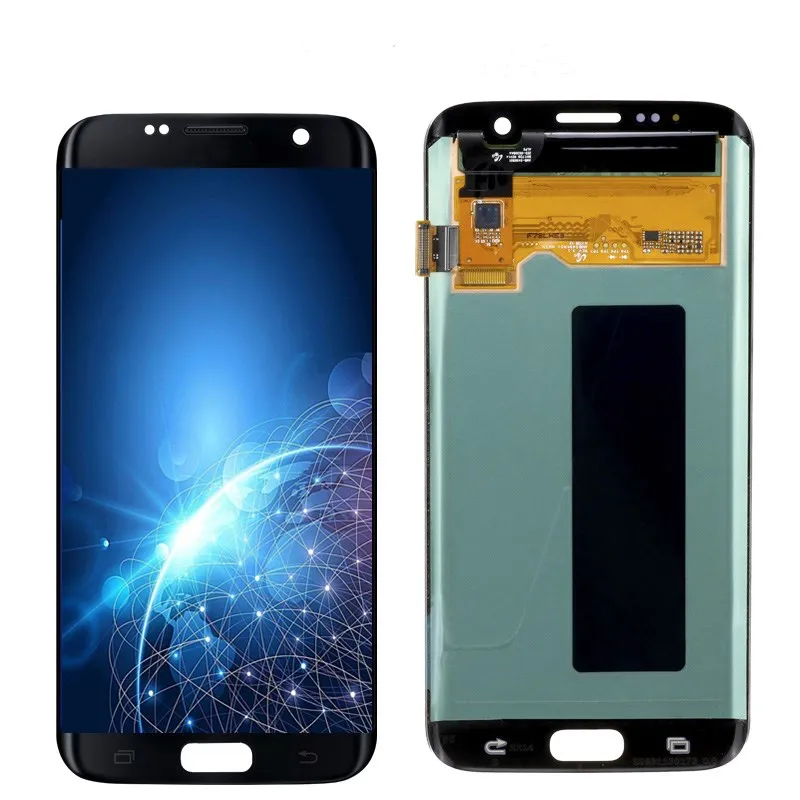 5 &quotсупер OLED ЖК дисплей с рамкой для Samsung Galaxy S7 edge G935 G935F и сенсорный экран