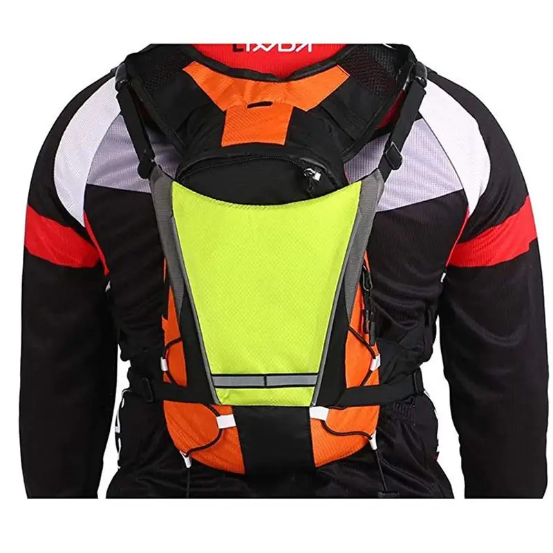 LED Cycling Saddle Vest Remote Control Charging Turn Signal Direction Indicator Light Up Bag | Спорт и развлечения