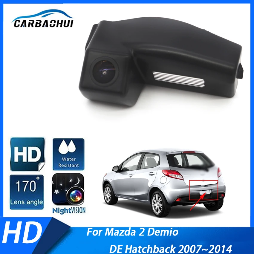 

Car Rear View Reverse Camera Full HD CCD Back Up Camera For Mazda 2 Demio DE Hatchback 2007 2008 2009 2010 2011 2013 2013 2014