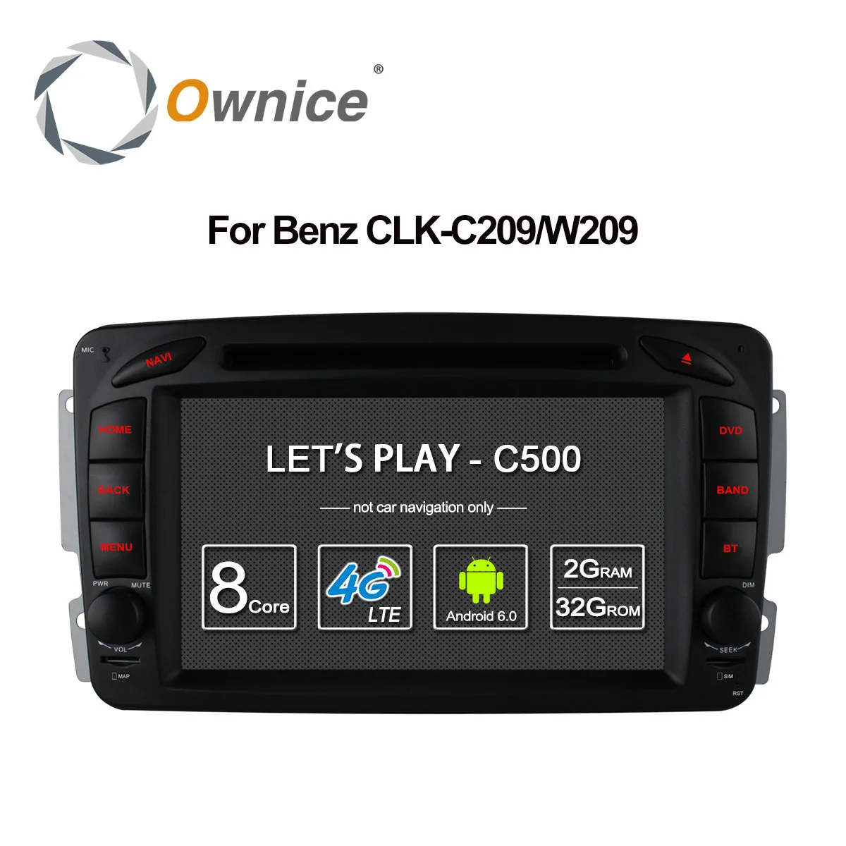 

4G SIM LTE Android 6.0 Octa 8 Core Car DVD Player GPS For Mercedes W209 W203 W168 M ML W163 W463 Viano W639 Vito Vaneo 32G ROM