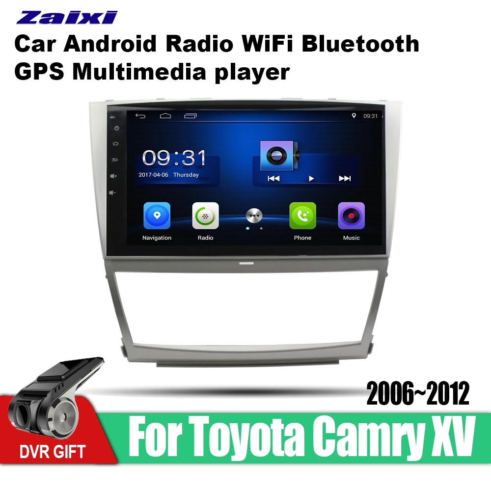 

Автомобильный мультимедийный плеер для Toyota Camry XV 2006 ~ 2012 Android, GPS-навигация, радио, видео, стерео, аудио, головное устройство