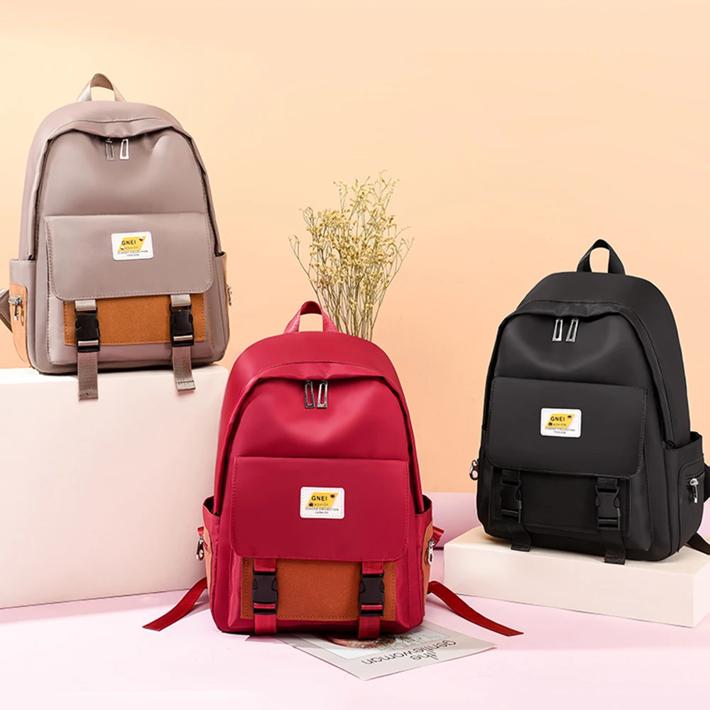 2020 рюкзак женский черный цвет женская сумка на плечо модная школьная для