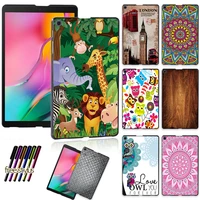tablet case for samsung galaxy tab a 10 1 2019 t510 t515 tablet lightweight soft shell plastic smart cover case